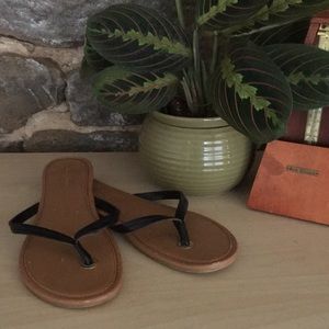 Banana Republic Flip Flops, Black